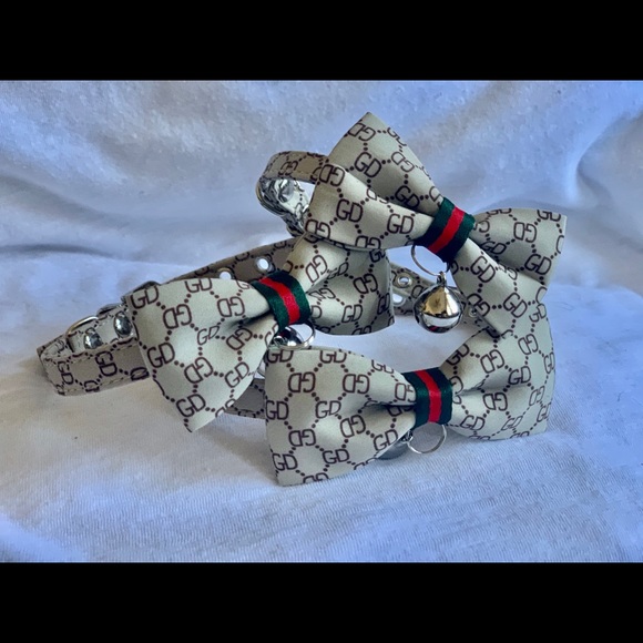 Other - Dogcci collar and bow